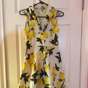 Retro Lemon Dress 🍋